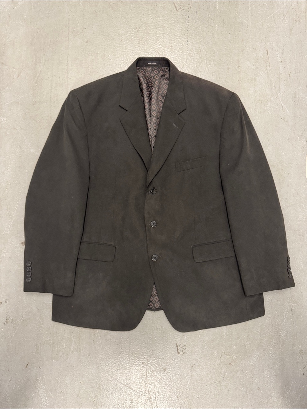 Ralph Lauren Dark Brown Corduroy Men's Three-Button Blazer 44S